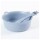 Set de Bowl Tazón y Cuchara para Comida Bebé en Plástico Azul