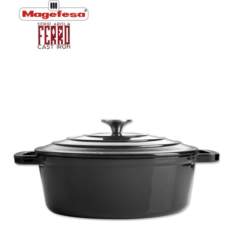 WOK MAGEFESA HIERRO FUNDIDO 30CM DIAM 9CM ALTO FERRO ECO NEGRO