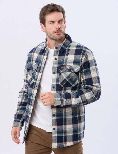 CAMPERA DE VIYELA CON FORRO DE CORDERITO Azulosc