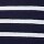 Remera Modal Cuello Redondo Mujer Navy White Stripe