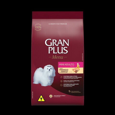 GRANPLUS MENU PERRO ADULTO MINI / POLLO & ARROZ 15KG Granplus Menu Perro Adulto Mini / Pollo & Arroz 15kg