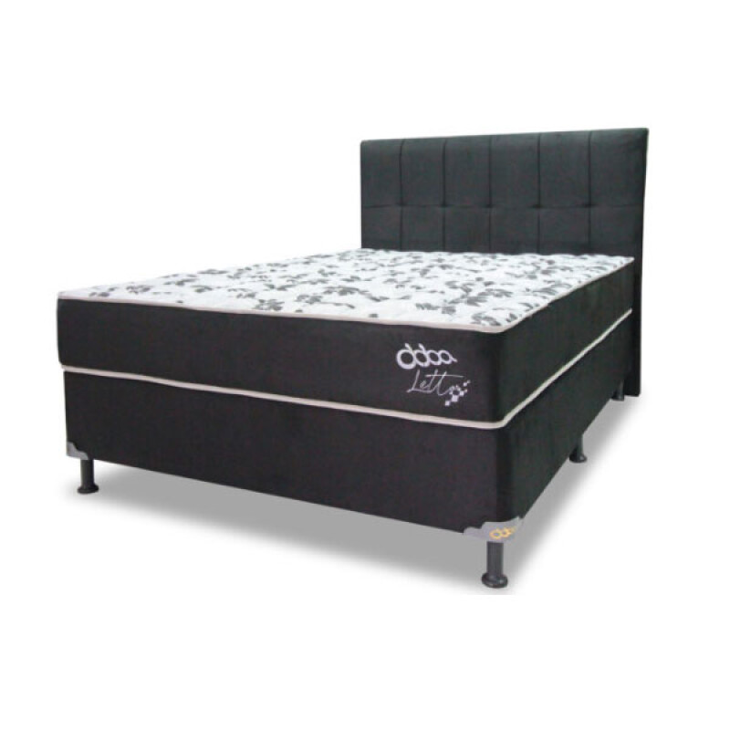 Sommier Abba Letto Mas 160x200 Base + Colchón + Cabecera Sommier Abba Letto Mas 160x200 Base + Colchón + Cabecera