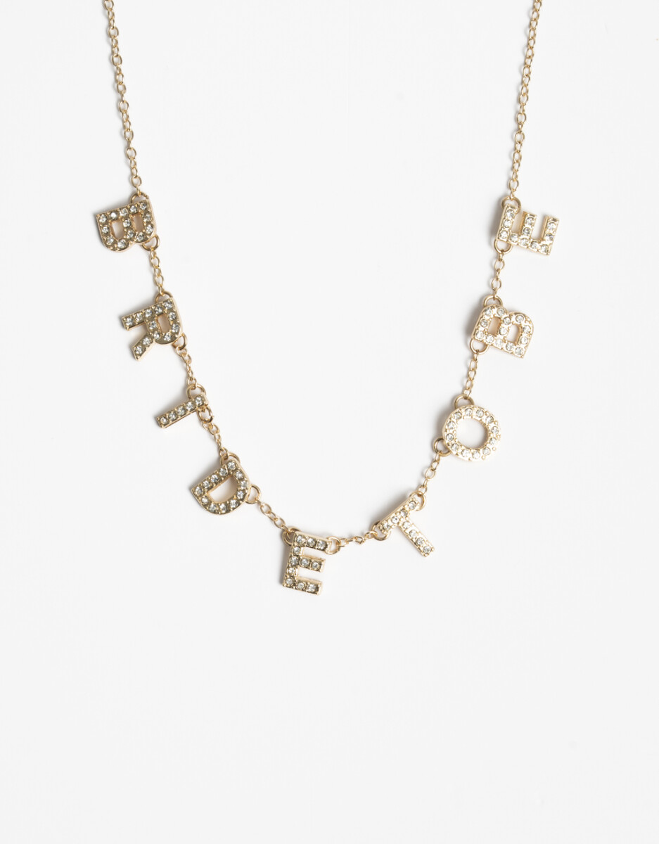 Collar Corto Bride To Be 