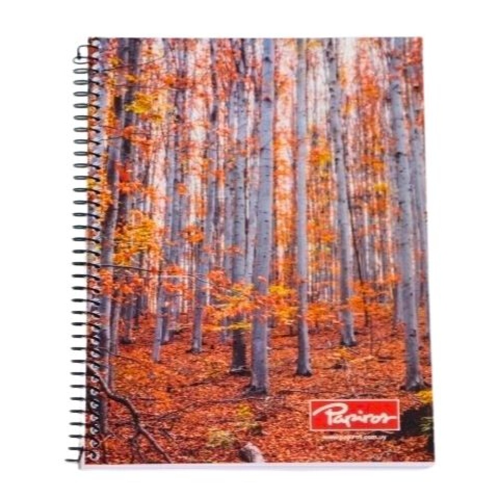 CUADERNO PAPIROS CON ESPIRAL 96 HOJAS 796 TAPA OTOÑO