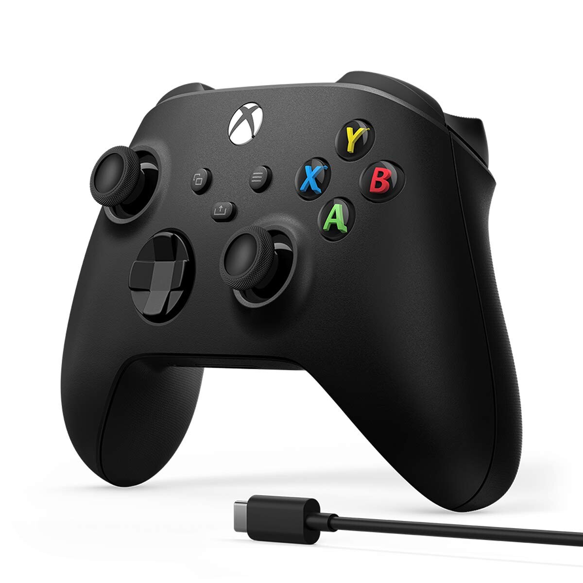 JOYSTICK CONTROL INALÁMBRICO XBOX ONE / S / X / WINDOWS + CABLE USB-C Negro