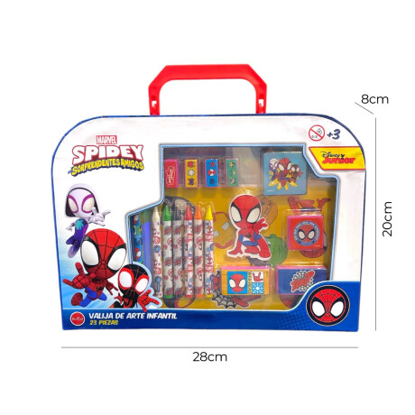 Valija Arte Infantil Davinci Kids Spidey 23 Pcs Valija Arte Infantil Davinci Kids Spidey 23 Pcs