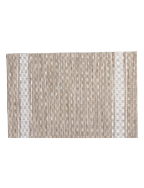 INDIVIDUAL PVC 45x30CM JASPEADO NATURAL/BLANCO INDIVIDUAL PVC 45x30CM JASPEADO NATURAL/BLANCO