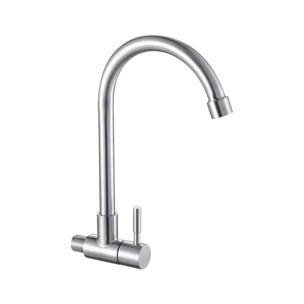 Grifo unitario de pared acero satinado DMC Grifo Unitario De Pared Acero Satinado Dmc