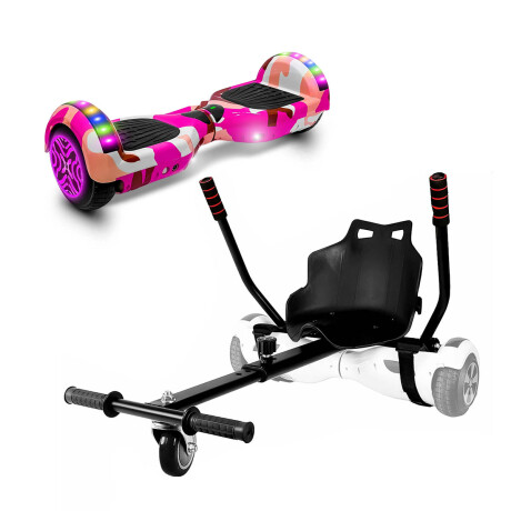 Hoverboard Patineta Eléctrica + Silla Música Luces 3