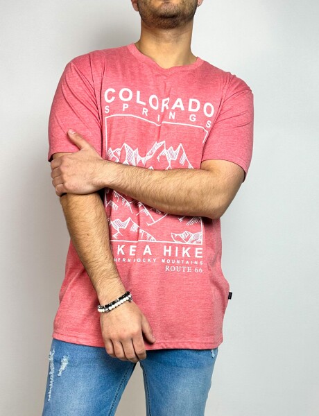 T-Shirt estampada Romero Coral