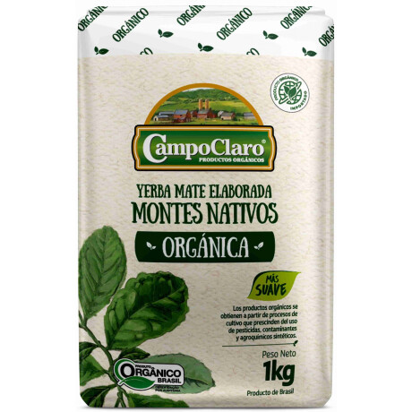 YERBA ORGANICA CAMPO CLARO 1K MONTES NATIVOS YERBA ORGANICA CAMPO CLARO 1K MONTES NATIVOS