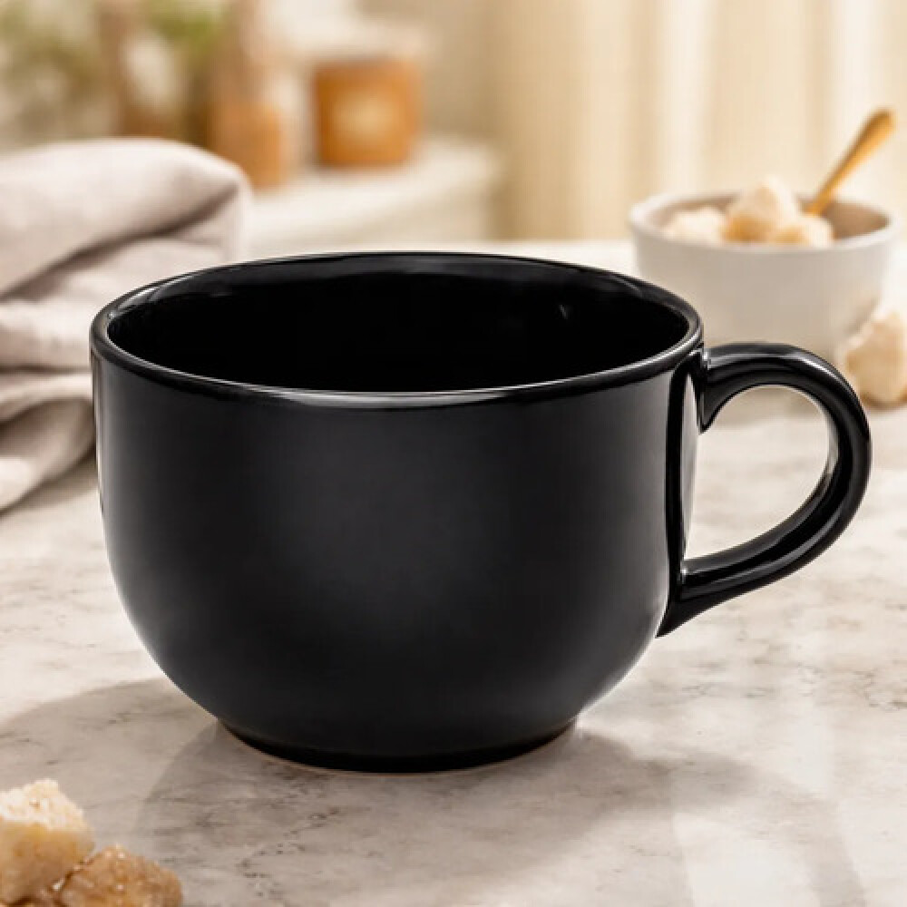 Taza jumbo negro 740 ml BIONA Taza jumbo negro 740 ml BIONA