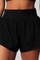 Short Con Malla Sun Chaser 3" Mujer Black