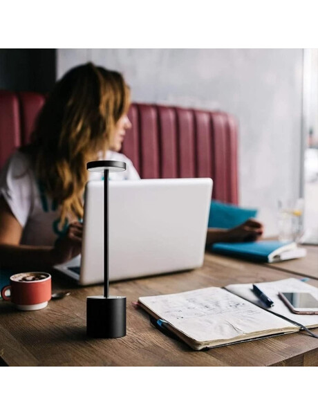 LAMPARA DE MESA LED 34CM RESTO NEGRO LAMPARA DE MESA LED 34CM RESTO NEGRO