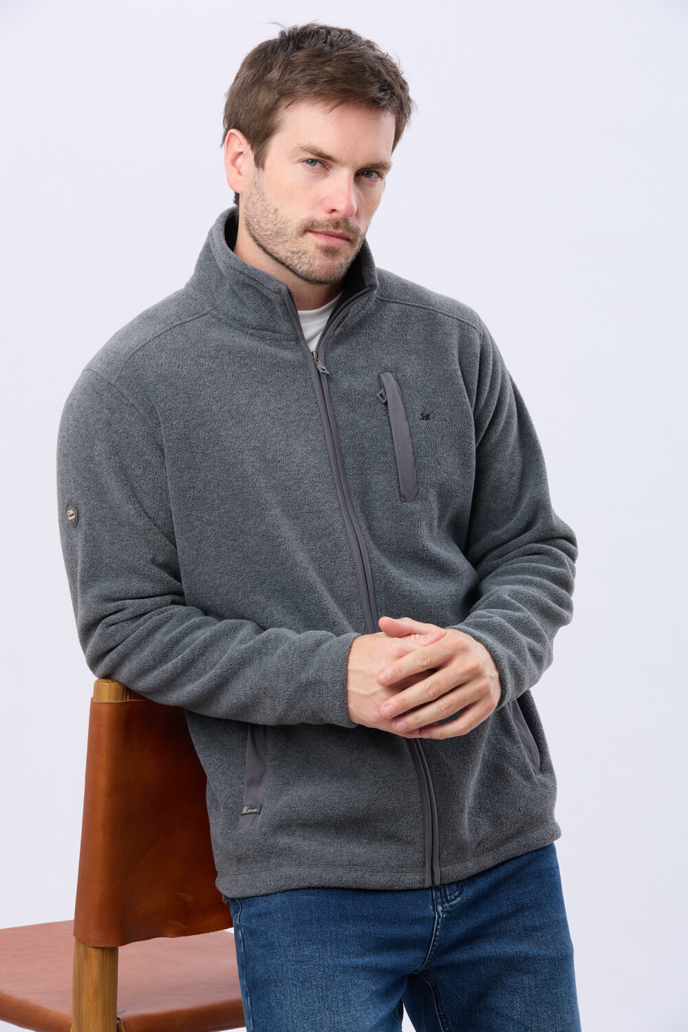 CAMPERA POLAR DE ABRIGO Gris