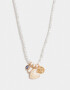 Collares Cortos Con perlas Collar Corto De Perlas Multidijes - Dorado