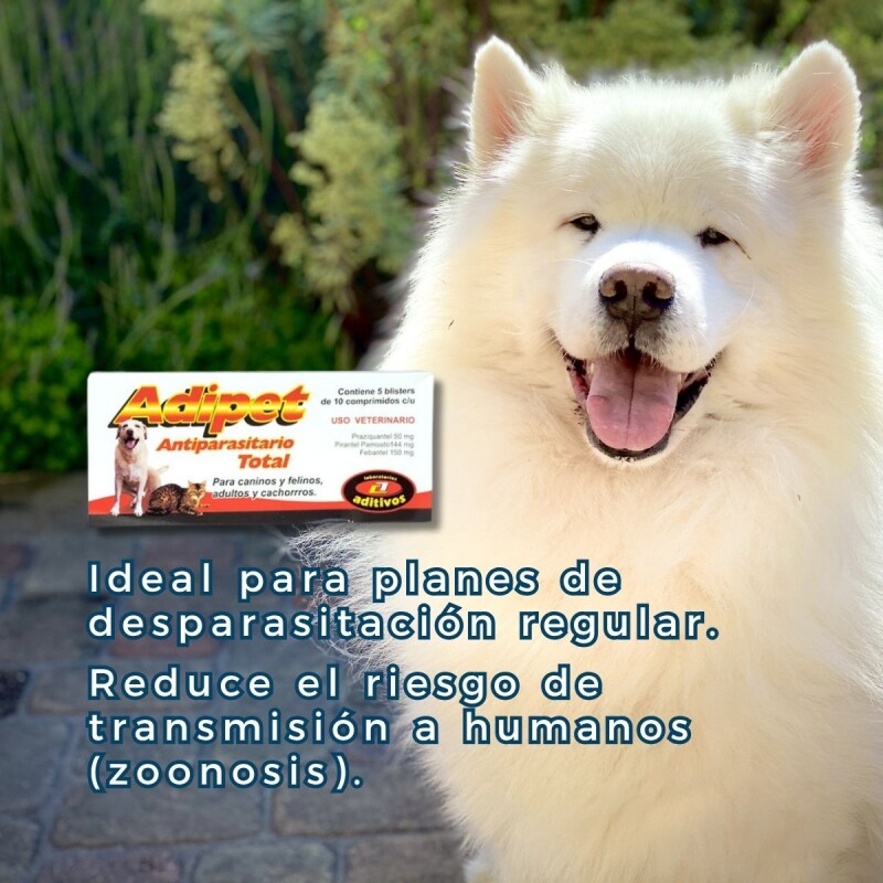 ADIPET ANTIPARASITARIO TOTAL 1 COMPRIMIDOS ADIPET ANTIPARASITARIO TOTAL 1 COMPRIMIDOS