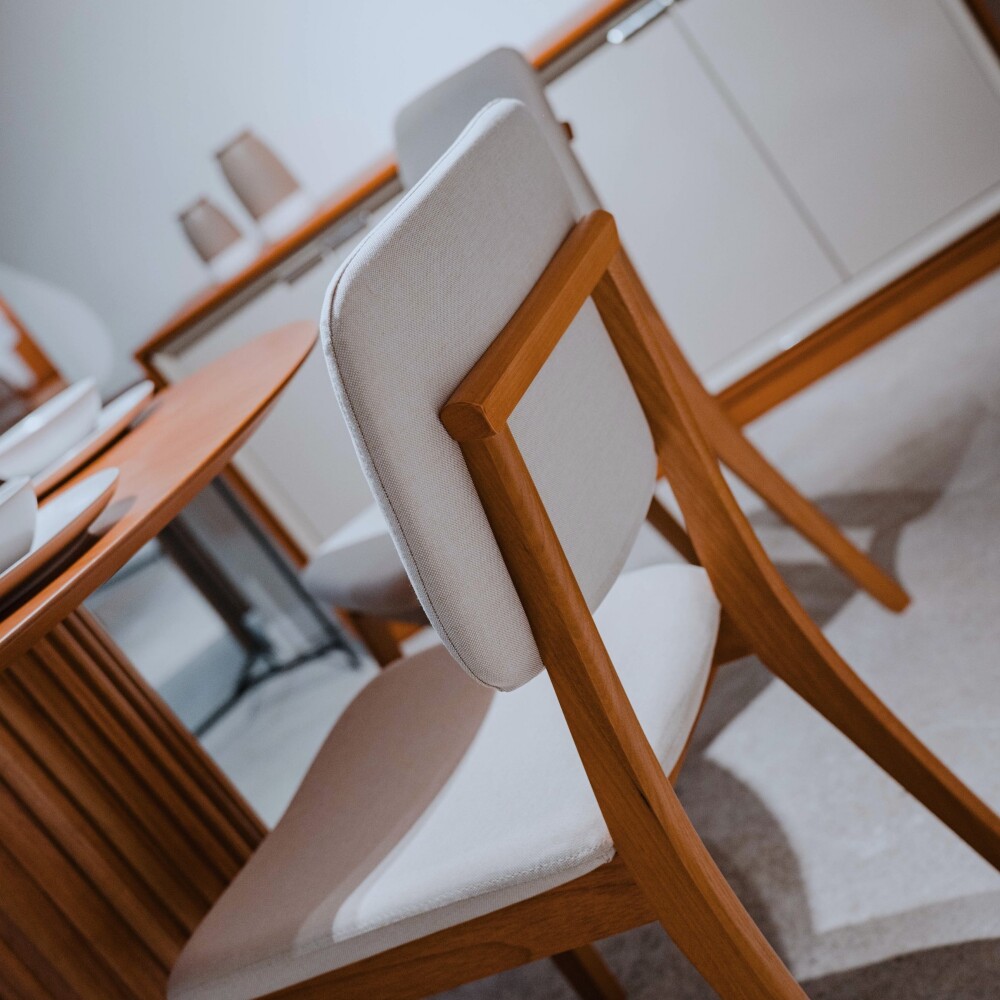 Silla de Comedor Classic - Línea Manhattan Lino/Natural