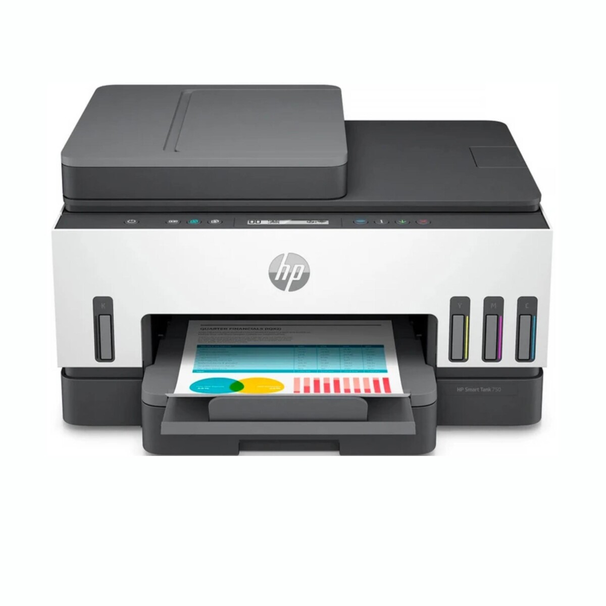 Impresora Multifunción A Color HP Smart Tank 750 Sistema Continuo WiFi Impresión Doble Cara Automática (Dúplex) 
