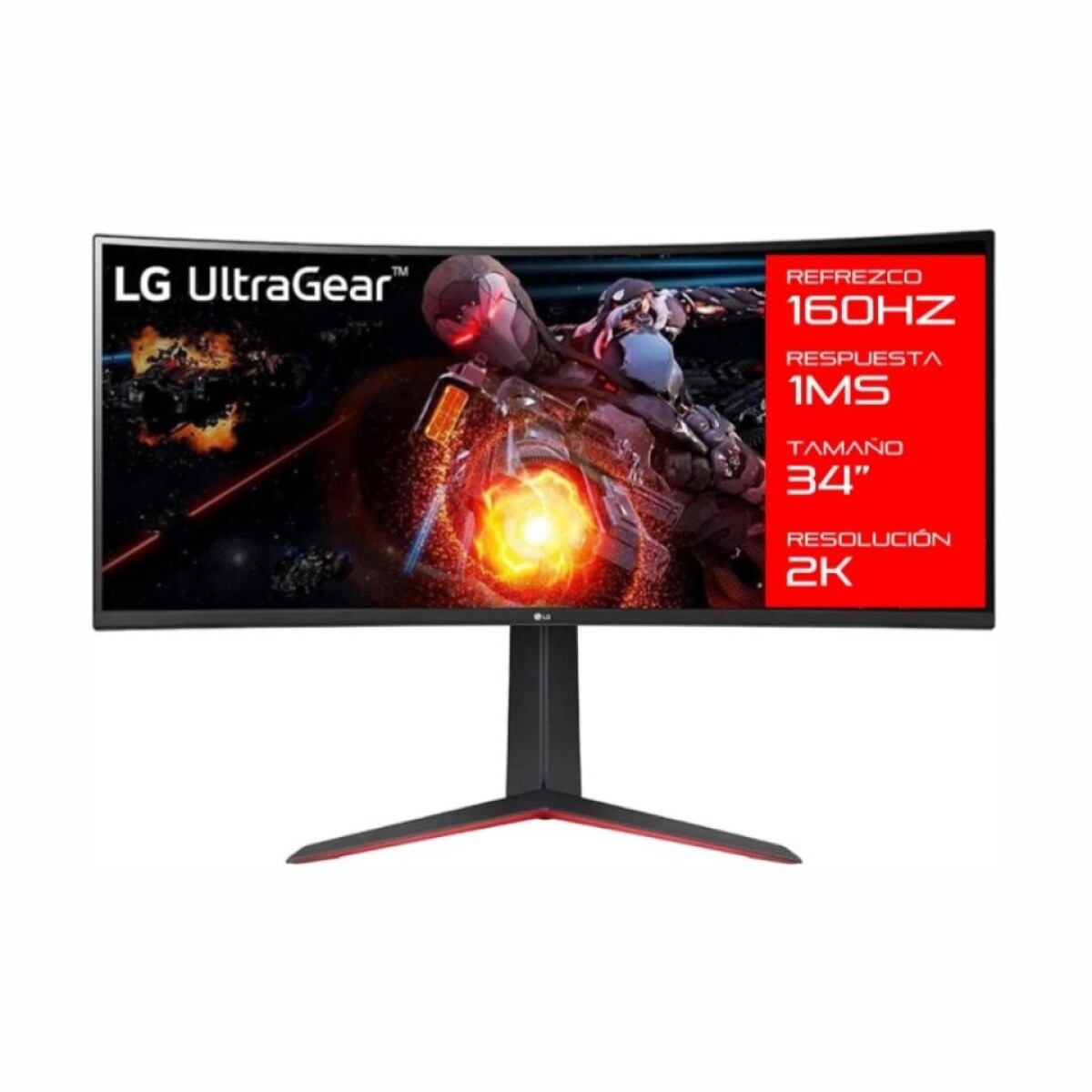 Monitor Gamer LG 34GP63A 34' QHD VA 160Hz 1440P 