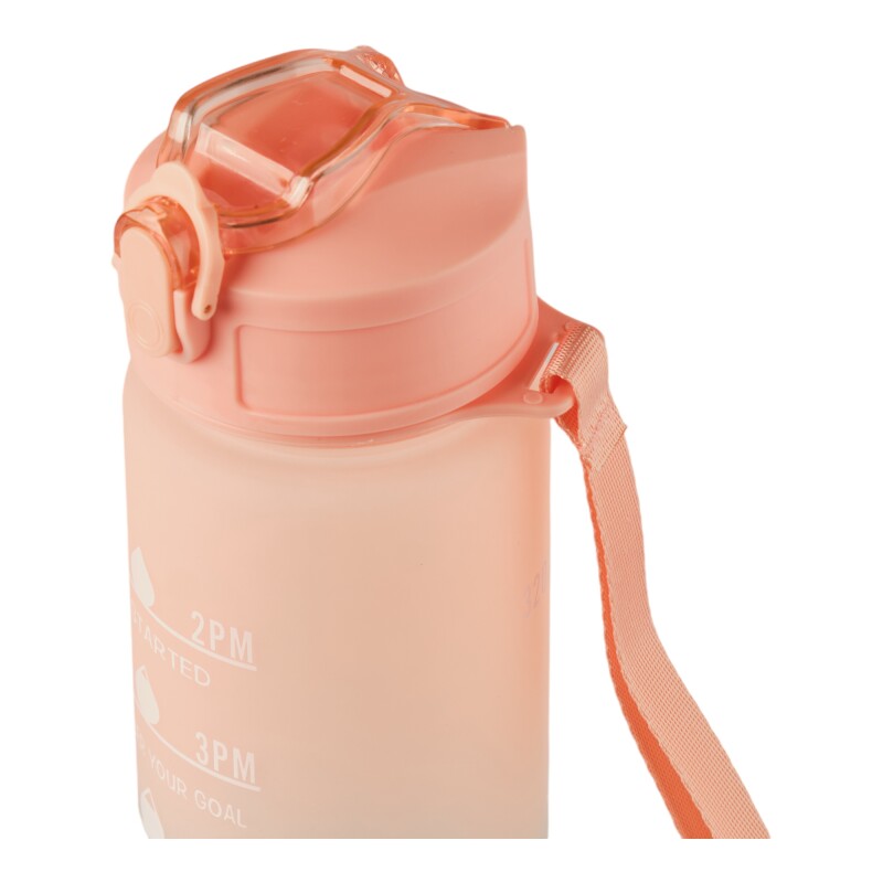 Pack De 3 Botellas De Agua Motivacional Gym Salmon