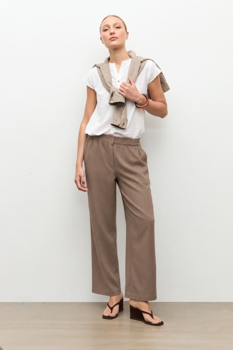 Pantalon pijama lino topo