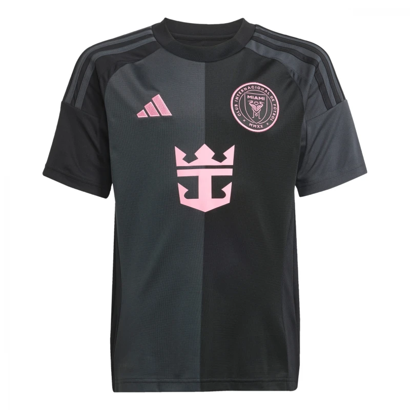 Remera Inter Miami CF 25/26 Camiseta Alternativa Camiseta de Niños Negro