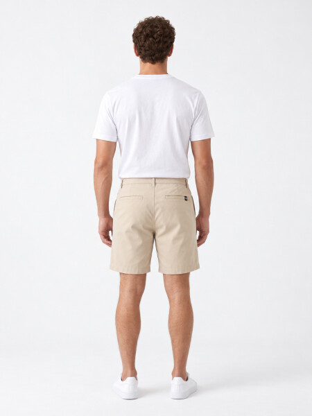 BERMUDA SQARO BEIGE CLARO