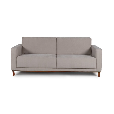 Sofá Barcelo- Tela Microfibra - 2,5 cuerpos Kruger 02-152 (Beige)