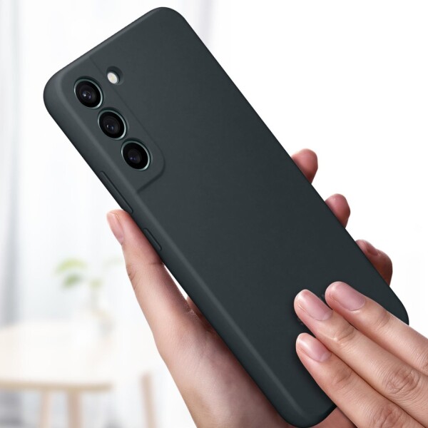 Estuche Original Silicone Case Samsung S22+ Plus SAMSUNG S22 PLUS SILICON COVER NEGRO DF