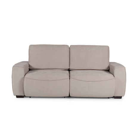 Sofá Adan (Retráctil) - Tela Microfibra - 2 módulos 12072 (Beige)
