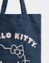 Marroquinería Licencias Tote Bag Denim "hello Kitty" - Combinacion Multicolor