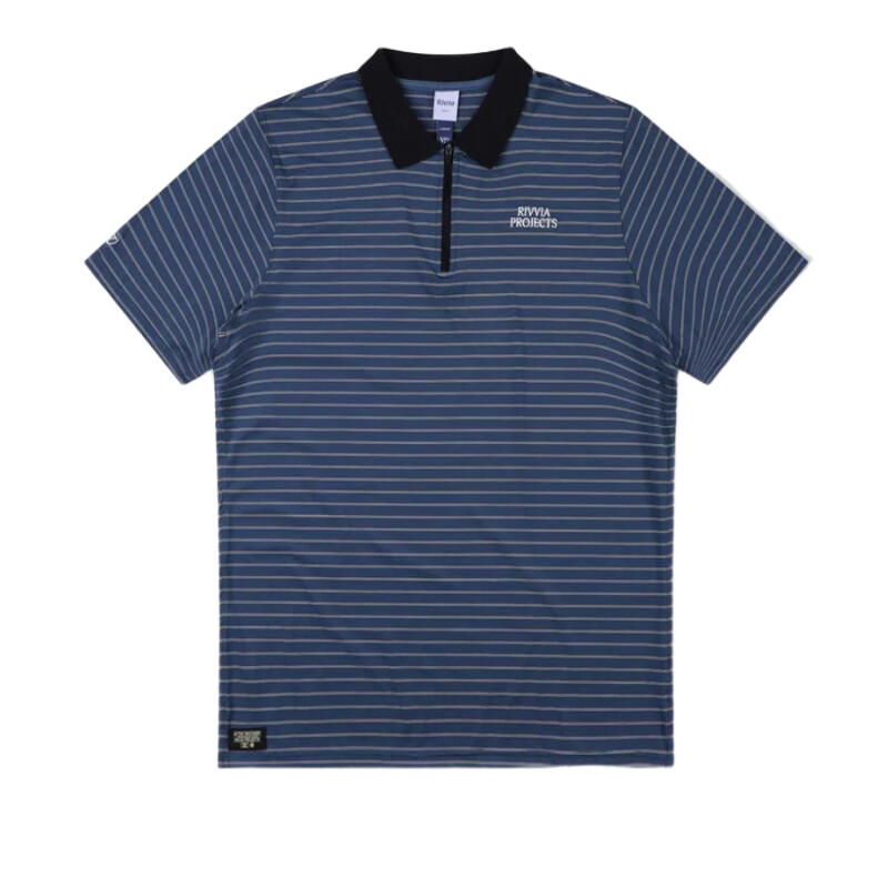 Remera Rivvia Projects Stripe Polo - Azul Remera Rivvia Projects Stripe Polo - Azul