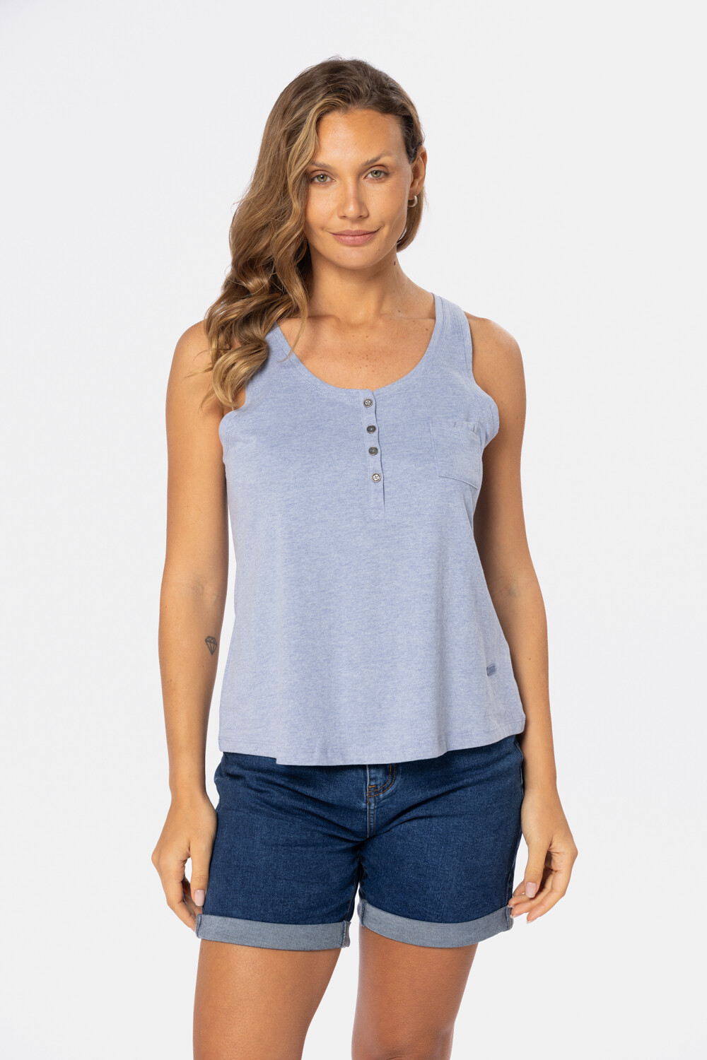 MUSCULOSA LISA Denim