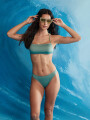 TOP BANDEAU LIA CON COPA REMOVIBLE OLIVA