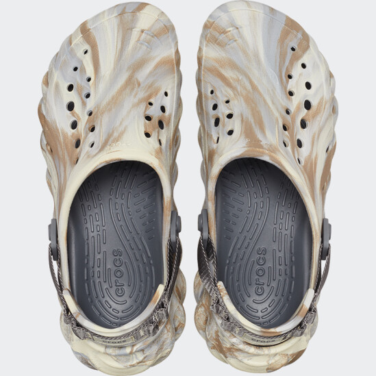Echo Clog Marbled Gris