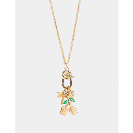 Collar Corto Multidijes Dorado