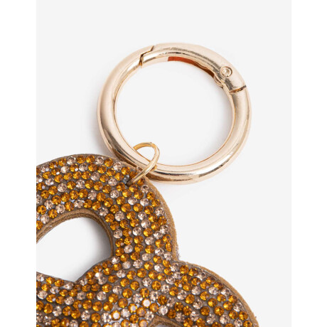 Llavero Y Bag Charm Pretzel Shiny Marron Medio