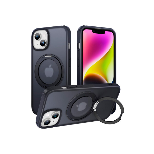 Protector para iPhone 13/14 soporte con MagSafe color negro Protector Para Iphone 13/14 Soporte Con Magsafe Color Negro