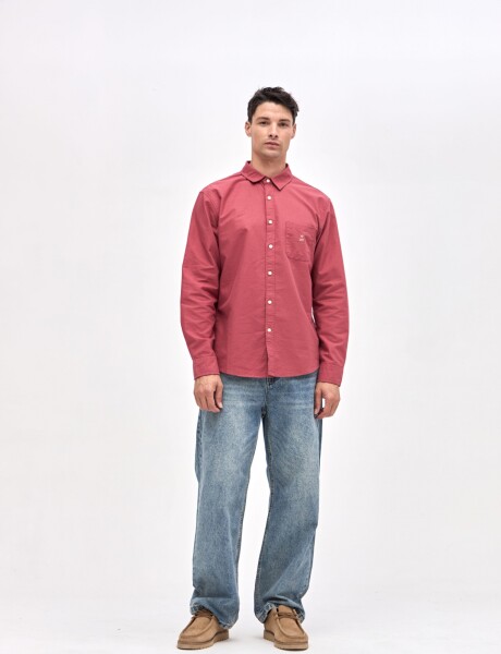 Camisa Daryl Burugundy