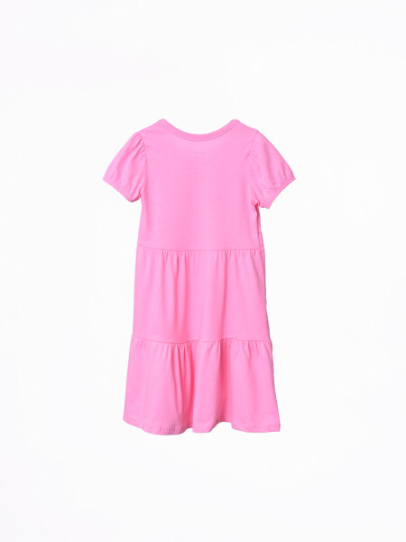 VESTIDO NIÑA MOÑA ROSADO