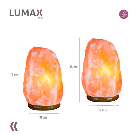 Lampara de sal del himalaya 2-3kg + 1,5 - 2kg Lampara de sal del himalaya 2-3kg + 1,5 - 2kg