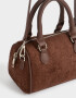 Bowling Cartera Bowling Suede Chocolate - Marron Chocolate