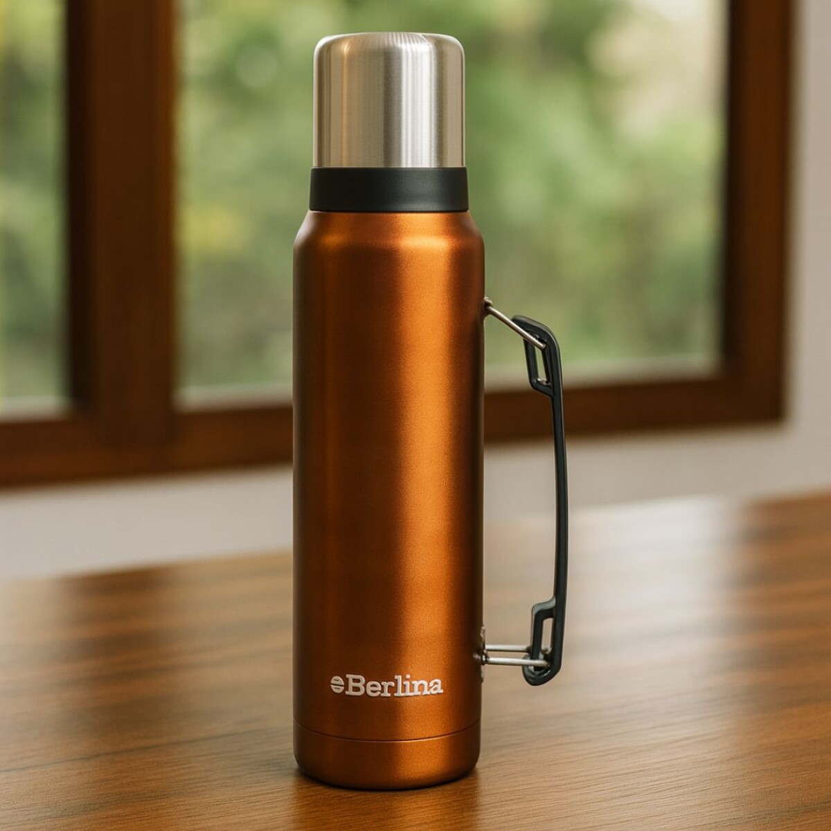 TERMO ACERO INOXIDABLE BERLINA METALIZADO 1 LITRO COBRE 