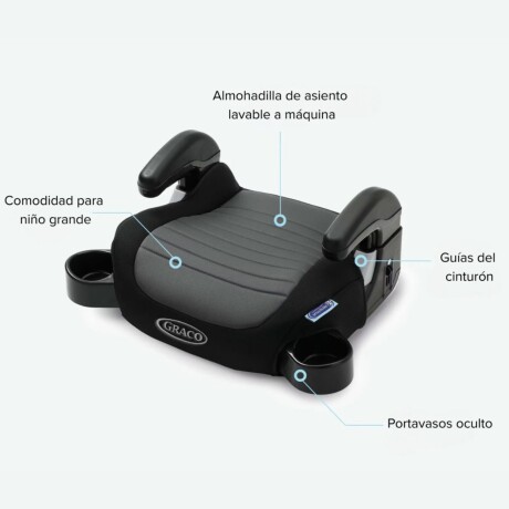 Turbobooster 2.0 Graco Asiento Elevador Sin Respaldo Turbobooster 2.0 Graco Asiento Elevador Sin Respaldo