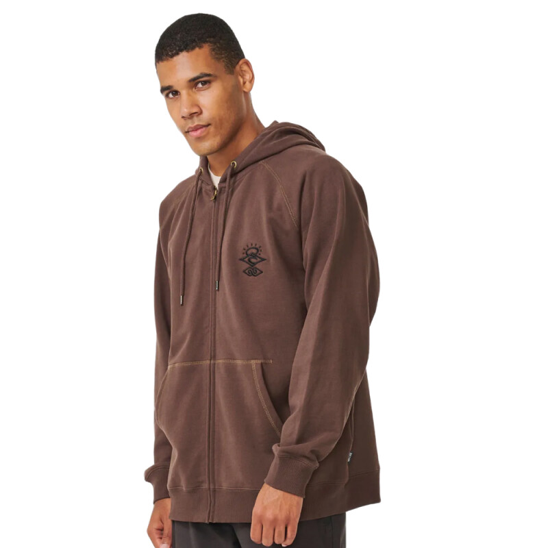 Canguro Rip Curl Searchers Zip Thru Hood- Marron Canguro Rip Curl Searchers Zip Thru Hood- Marron