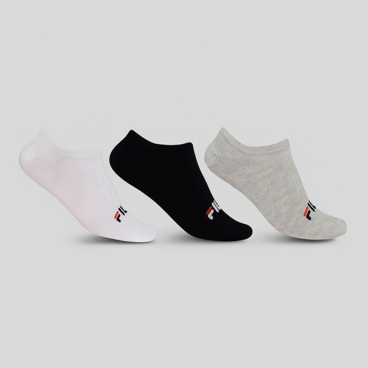 MEDIAS TRIPACK UNISEX CAÑO CORTO LISA 39-43 FILA 