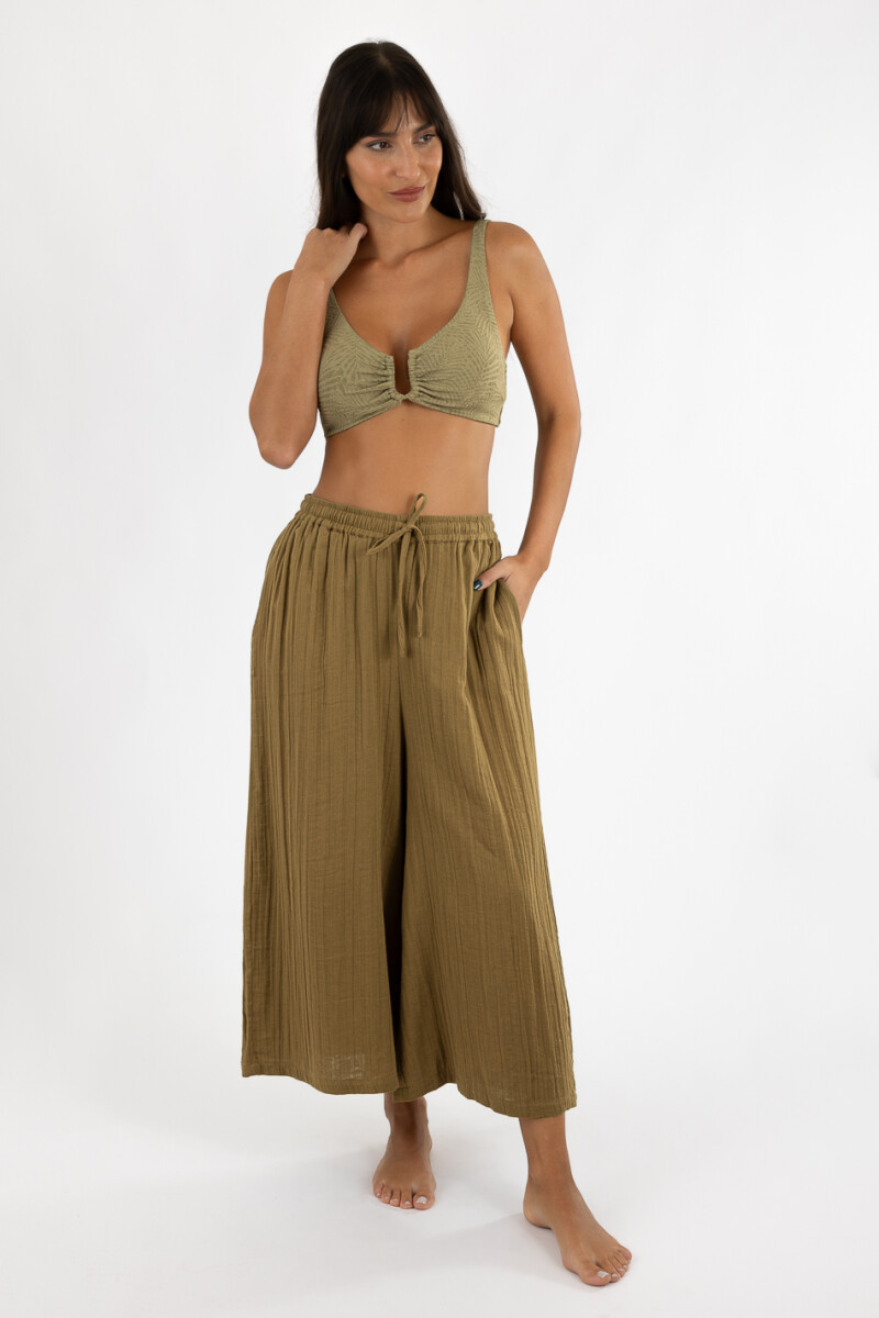 Pantalón tulum Olivar