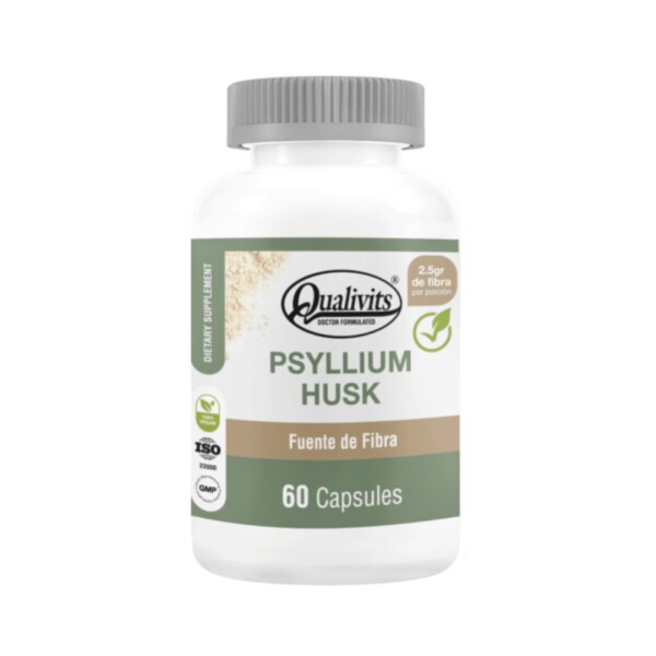 Psyllium Husk Cápsulas - Qualivits Psyllium Husk Cápsulas - Qualivits