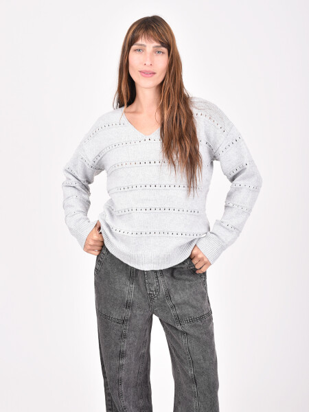 BUZO GAIA GRIS (V)